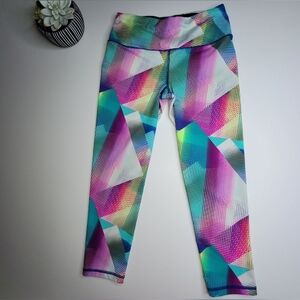Victoria's Secret VSX Sport Knockout Tight Size S Multicolor Geometric Print